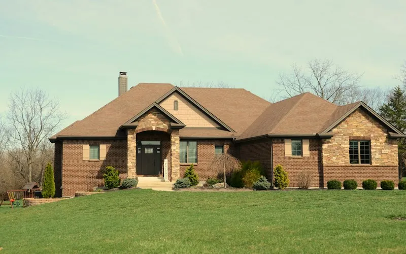 Large brick and stone house (illustrative photo for Homes for sale in Guelph)