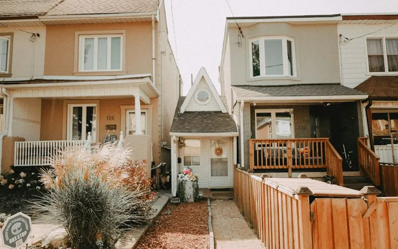 Pair of semi-detached houses (illustrative photo for Semi-detached homes in Waterloo)